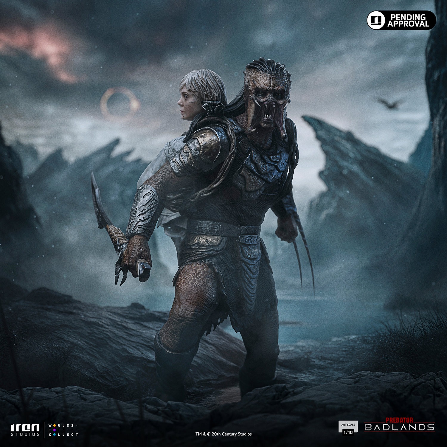 Pre-Order Iron Studios Predator Badlands Dek & Thia Art Scale Statue